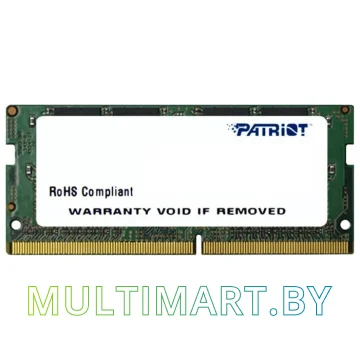 Оперативная память Patriot Signature Line 8GB DDR4 SODIMM PC4-19200 (PSD48G240081S)